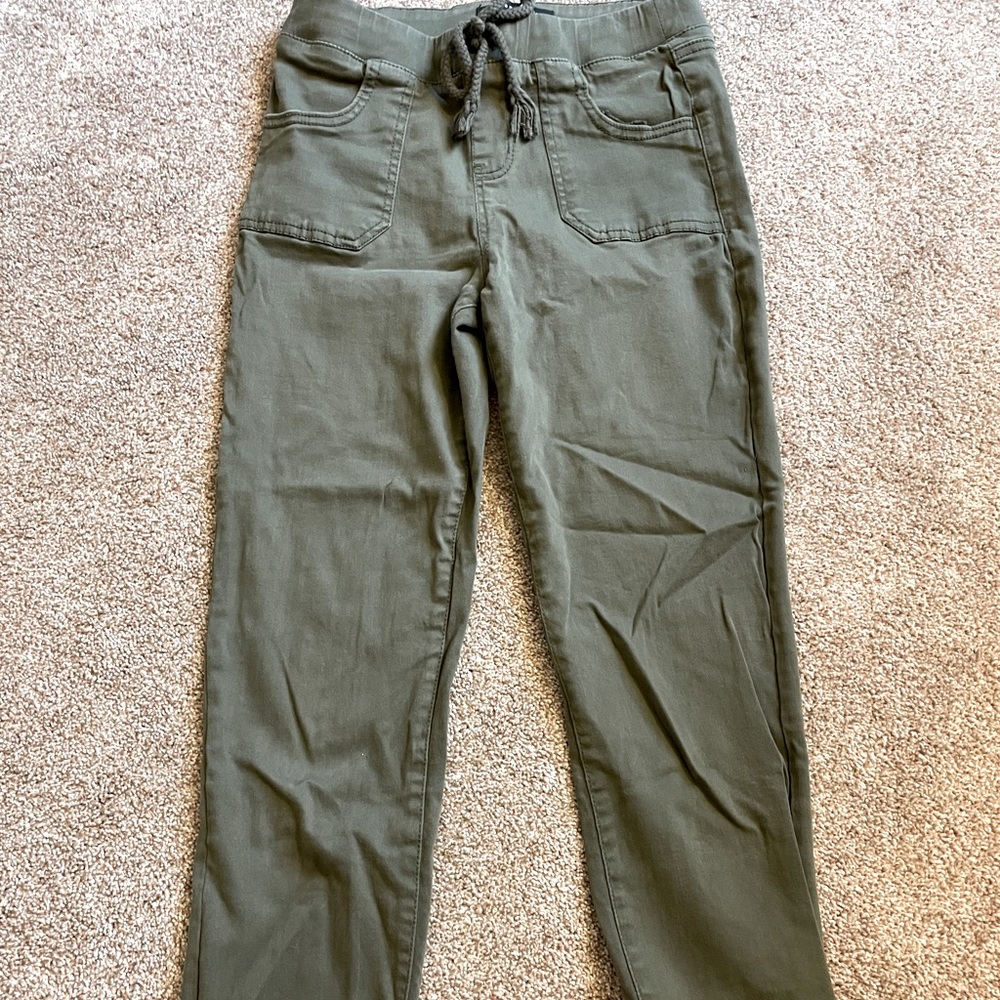Green pants girls size L